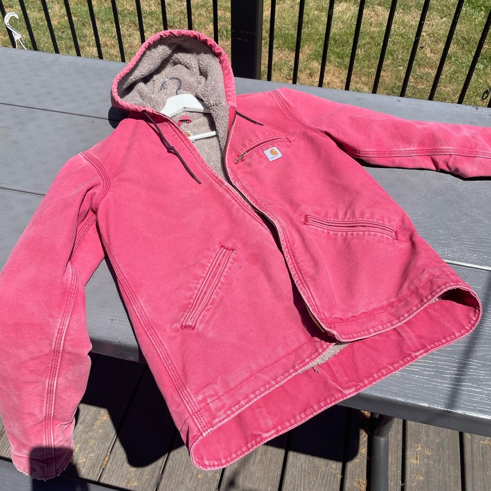 Carhartt Women’s Sherpa Lined Washed Duck Jacket